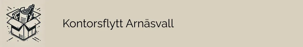 Kontorsflytt Arnäsvall