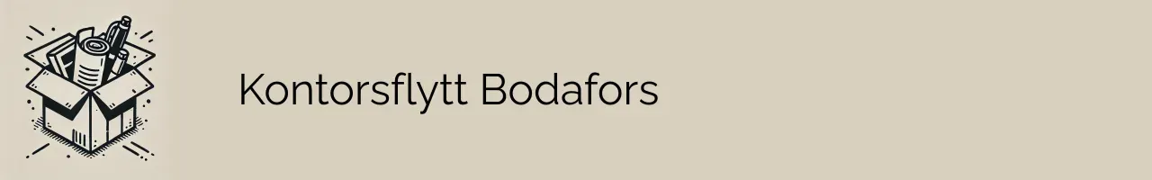 Kontorsflytt Bodafors