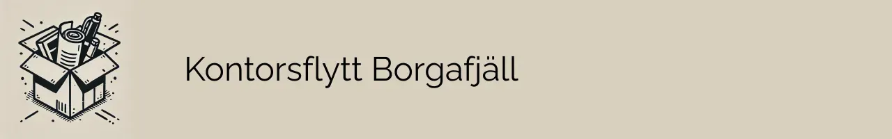 Kontorsflytt Borgafjäll