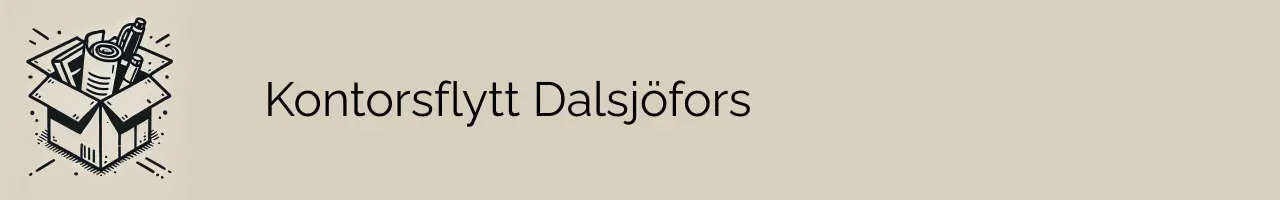 Kontorsflytt Dalsjöfors