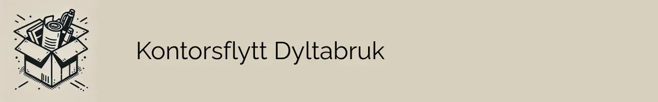 Kontorsflytt Dyltabruk