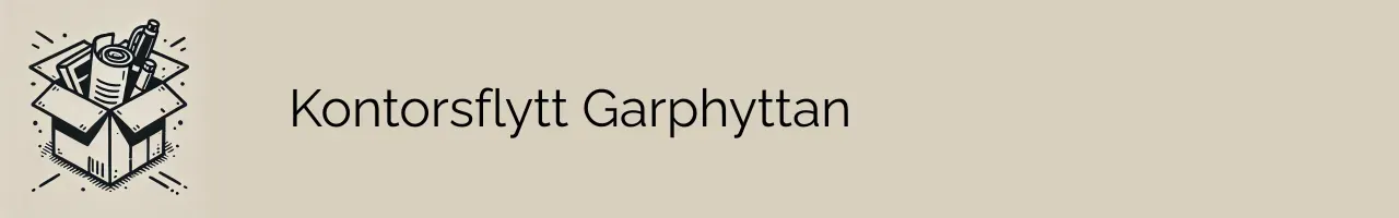 Kontorsflytt Garphyttan