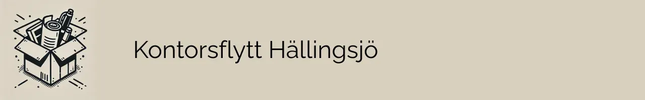 Kontorsflytt Hällingsjö