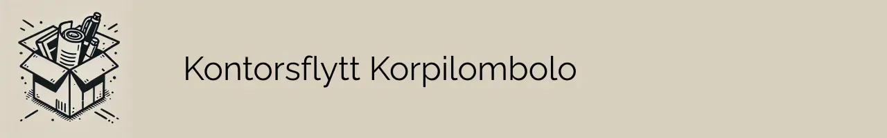 Kontorsflytt Korpilombolo