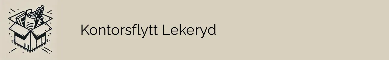 Kontorsflytt Lekeryd