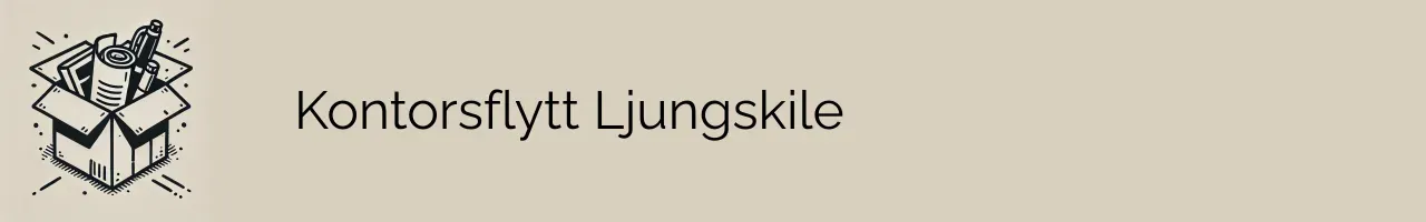 Kontorsflytt Ljungskile