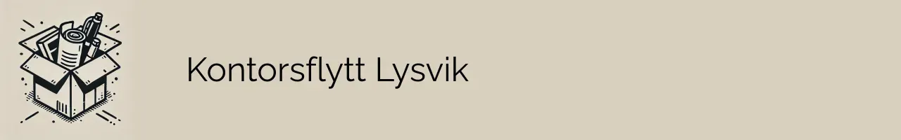 Kontorsflytt Lysvik