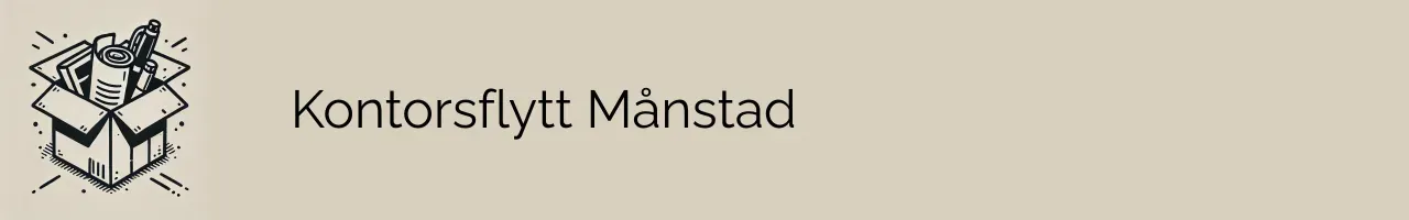 Kontorsflytt Månstad