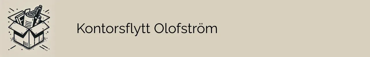 Kontorsflytt Olofström