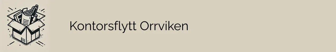 Kontorsflytt Orrviken