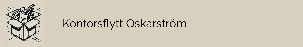 Kontorsflytt Oskarström