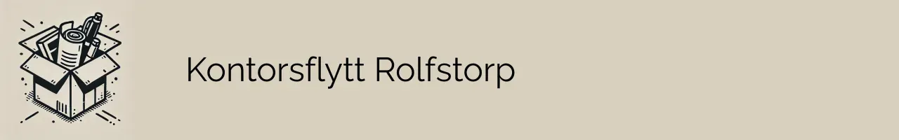 Kontorsflytt Rolfstorp