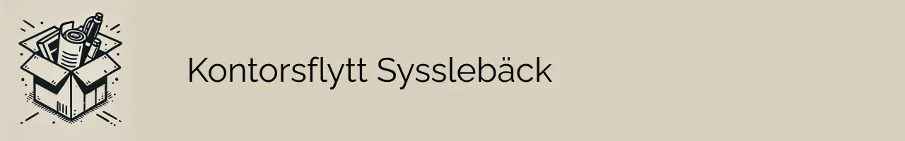 Kontorsflytt Sysslebäck