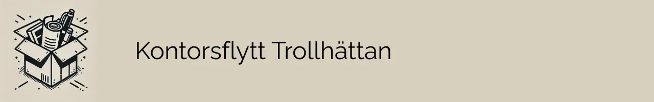 Kontorsflytt Trollhättan