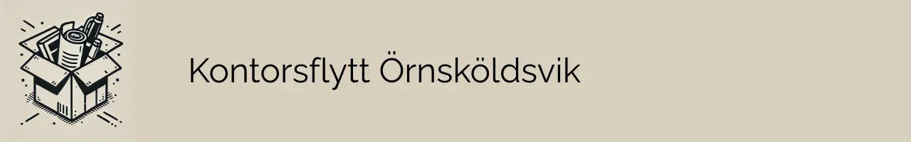 Kontorsflytt Örnsköldsvik